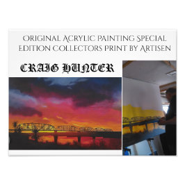 Eisenbahnbrücke Parker Arizona Fotodruck