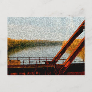 Eisenbahnbrücke Postkarte