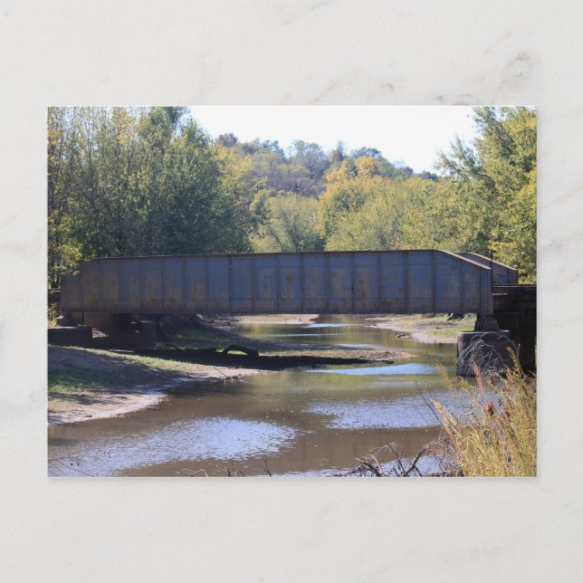 Eisenbahnbrücke Postkarte (Vorderseite)