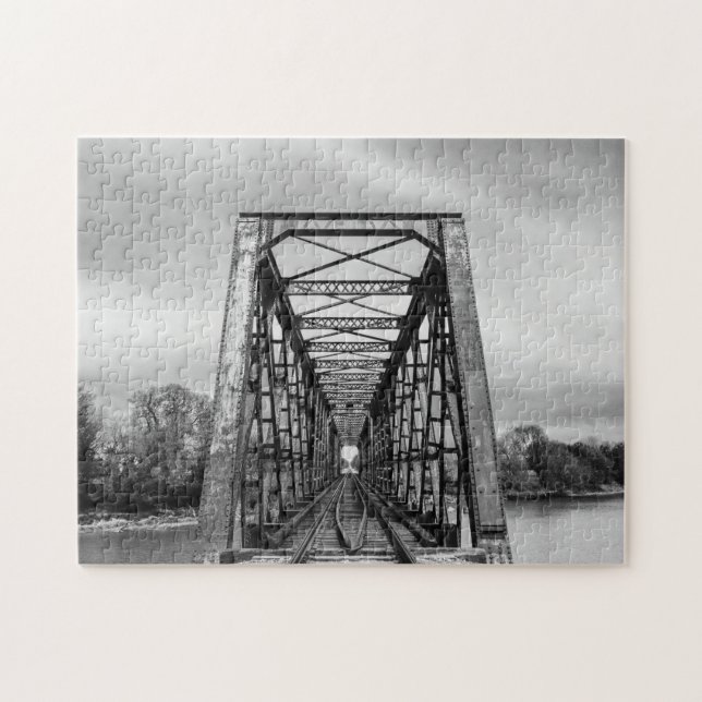 Eisenbahnbrücke Puzzle (Horizontal)