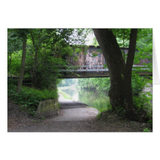 Eisenbahnbrücke über den Alten Champlain Kanal