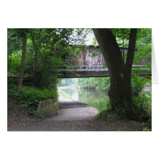 Eisenbahnbrücke über den Alten Champlain Kanal (Vorderseite (Horizontal))