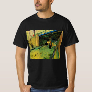Eisenbahnbrücke über Montmajour durch Vincent van  T-Shirt