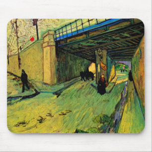 Eisenbahnbrücke über Montmajour von Vincent van Go Mousepad