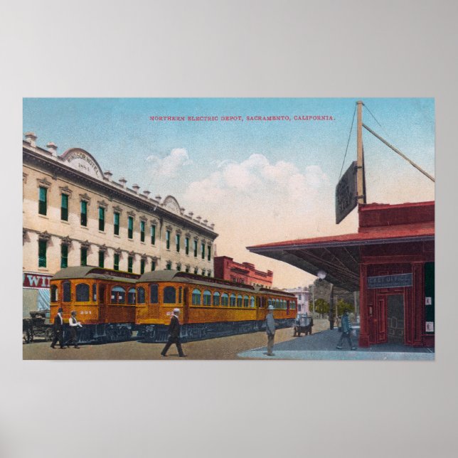 Eisenbahndepot Nord Electric Poster (Vorne)