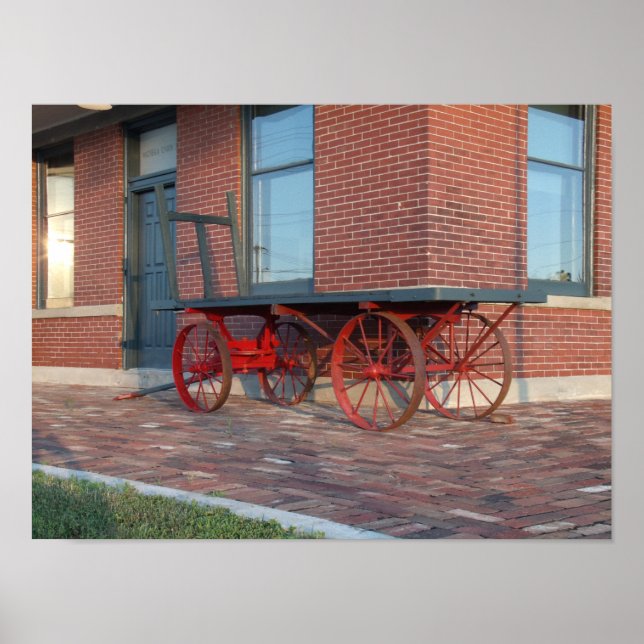 Eisenbahndepot Poster (Vorne)