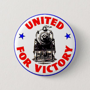 Eisenbahnen vereint für Kriegsanstrengung 1940 Button