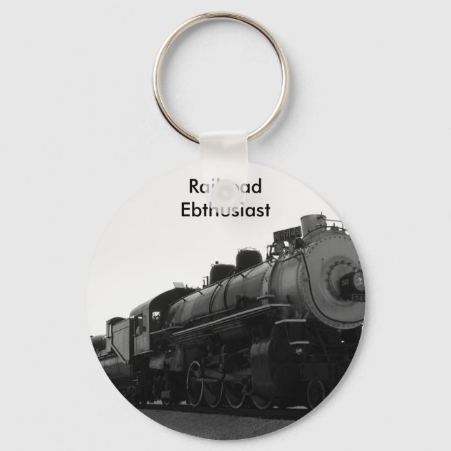 Eisenbahnenthusiast Schlüsselanhänger (Vorderseite)