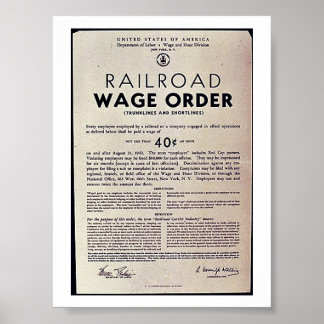 Eisenbahnfahrplan Poster
