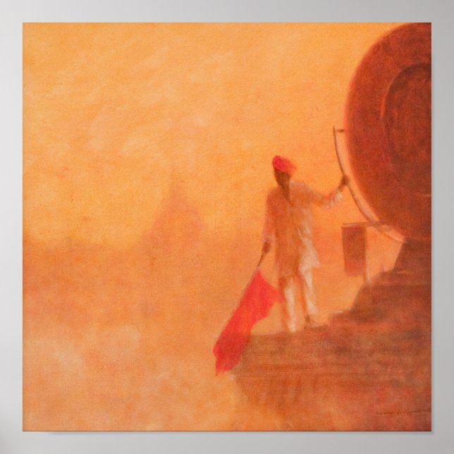 Eisenbahnflagge Man Agra 2010 Poster (Vorne)