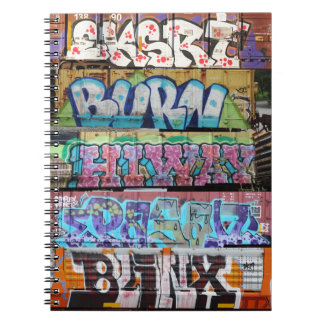 Eisenbahngraffiti-Notebook Notizblock