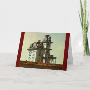 Eisenbahnhaus - Edward Hopper 1925 Karte