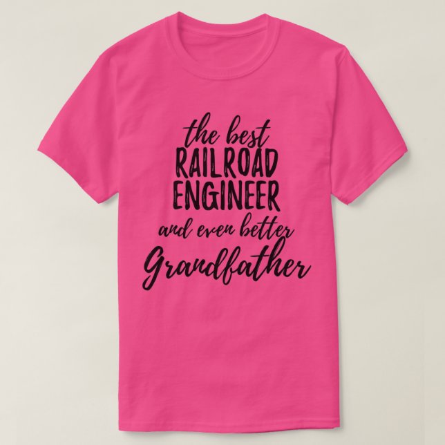 Eisenbahningenieur Großvater Funny - ein Geschenk  T-Shirt (Design vorne)