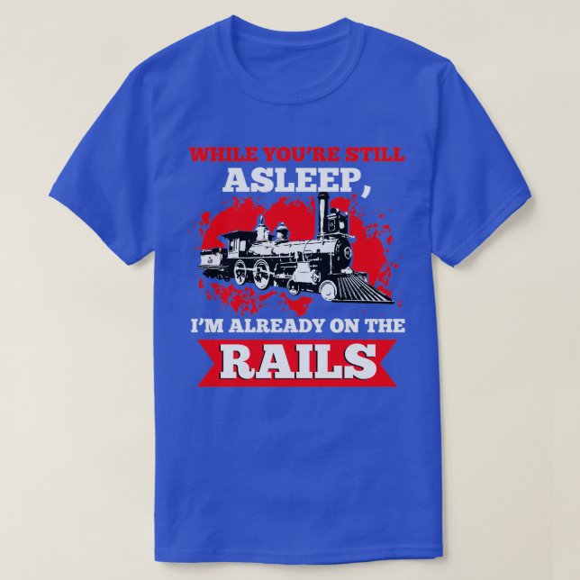 Eisenbahningenieur T-Shirt (Design vorne)