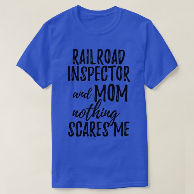 Eisenbahninspektor Mama Funny Gift Idee für Mutter T-Shirt (Design vorne)