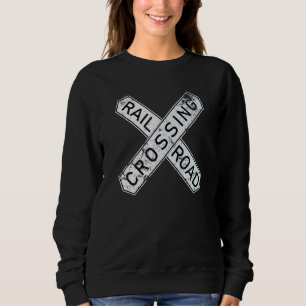 Eisenbahnkreuzzeichen 1935 - Warnzeichen Sweatshirt