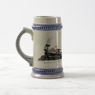 Eisenbahnliebhaber Bierglas