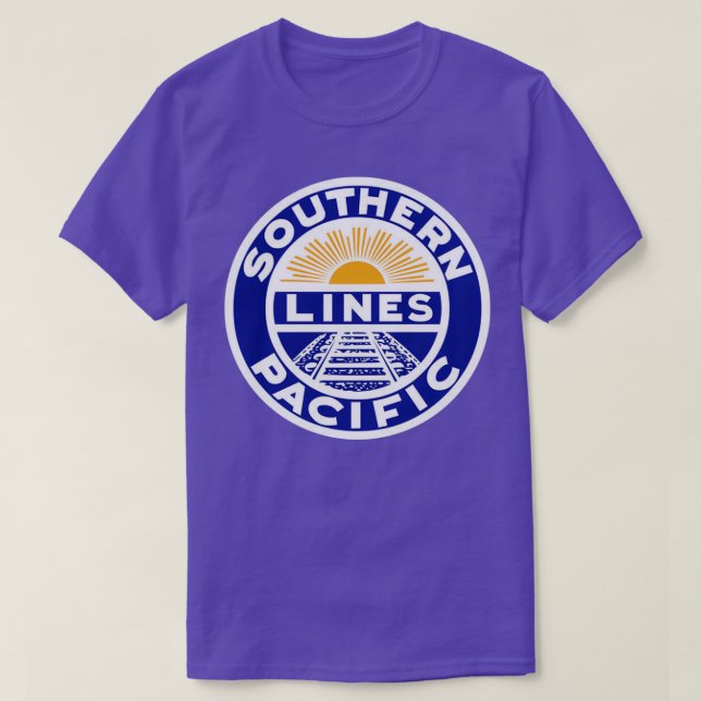 Eisenbahnlinie Vintager Südpazifik 3 T-Shirt (Design vorne)