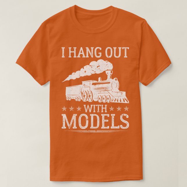 Eisenbahnmodell T-Shirt (Design vorne)