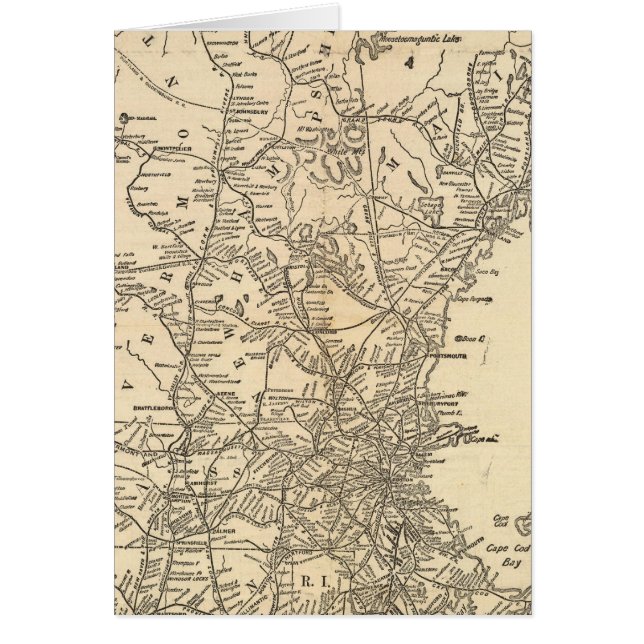 Eisenbahnplan Neuengland Staaten (Vorne)