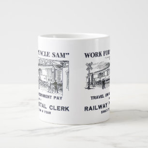 Eisenbahnpostverkäufer 1926 Jumbo-Tasse