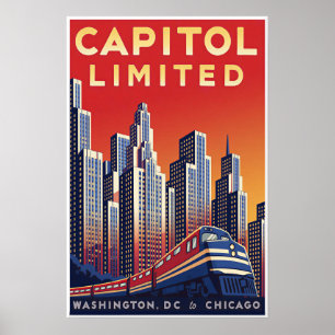 Eisenbahnreiseplakat Poster