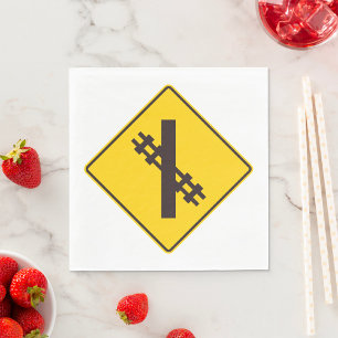 Eisenbahnschild Serviette