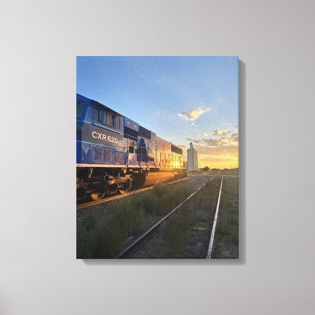 Eisenbahnstadt Leinwanddruck (Vorderseite)
