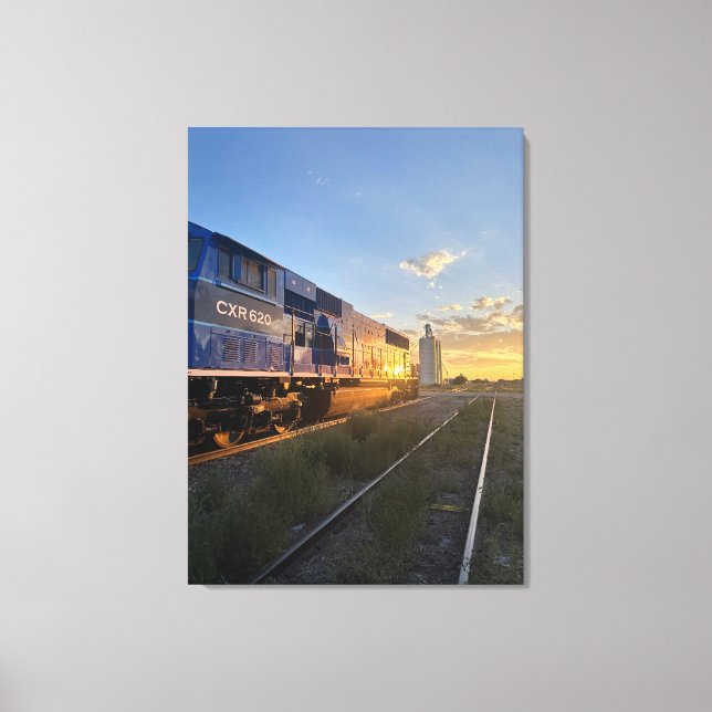 Eisenbahnstadt Leinwanddruck (Vorderseite)