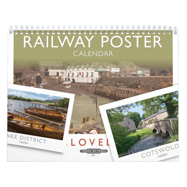 Eisenbahnstempelkalender 2023 kalender (Titelbild)
