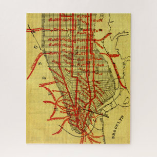 Eisenbahnsystem Manhattan (1900) Teil I Puzzle