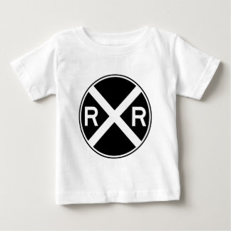 Eisenbahnüberquerung Warning Street Signalzug Baby T-shirt