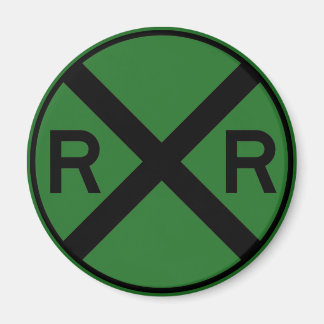 Eisenbahnüberquerung Warning Street Signalzug Magnet