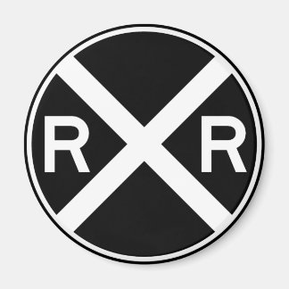 Eisenbahnüberquerung Warning Street Signalzug Magnet