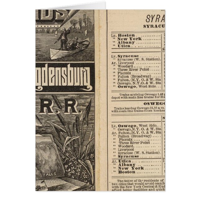 Eisenbahnverbindung zu den Tausend Inseln (Vorne)