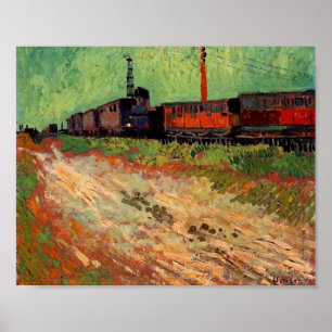 Eisenbahnwagen (F466) Van Gogh Fine Art Poster