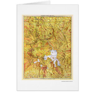 Eisenbahnyellowstone-Karte 1903