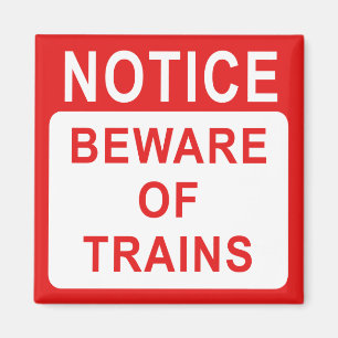 Eisenbahnzeichen Magnet