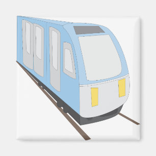 Eisenbahnzug Magnet