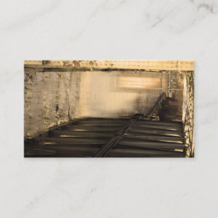 Eisenbrücke und Reflexion Visitenkarte