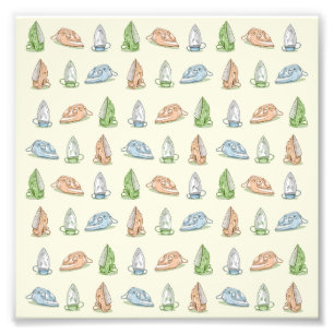 Eisenerz-Wäscheständer Fotodruck