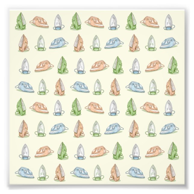 Eisenerz-Wäscheständer Fotodruck (Vorne)