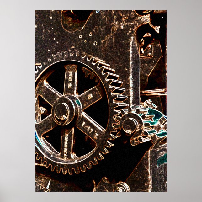 Eisengestänge Poster (Vorne)