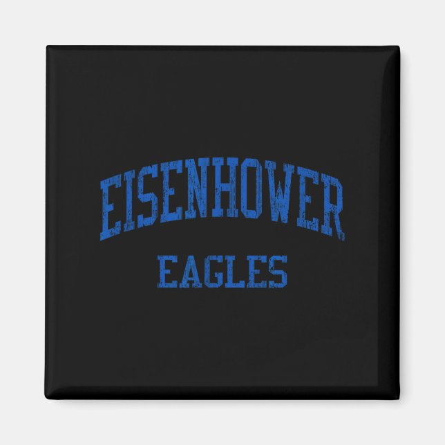 Eisenhower High School Hs Shelby Township Mi Vinta Magnet (Vorne)