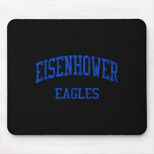 Eisenhower High School Hs Shelby Township Mi Vinta Mousepad (Vorne)