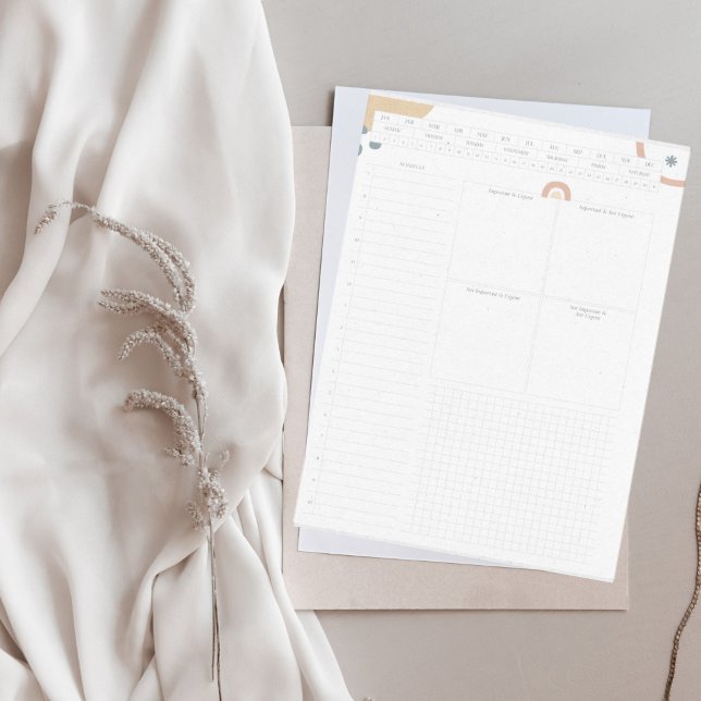 Eisenhower Matrix Undated Daily Notizblock (Von Creator hochgeladen)