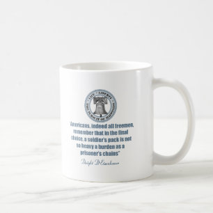 Eisenhower Zitat - Der Soldat Kaffeetasse