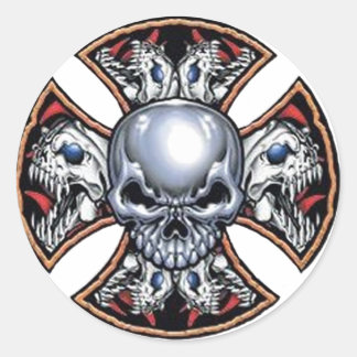 Eisenhülle Runder Aufkleber