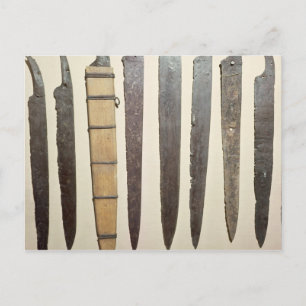 Eisenklingen für Schwerter Postkarte