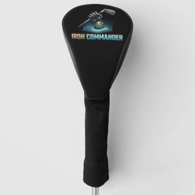 Eisenkommandant Golf Ritter Headcover (Vorderseite)